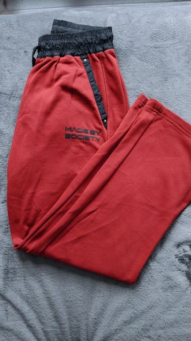 Pantaloni cargo S Madebysociety burgundy