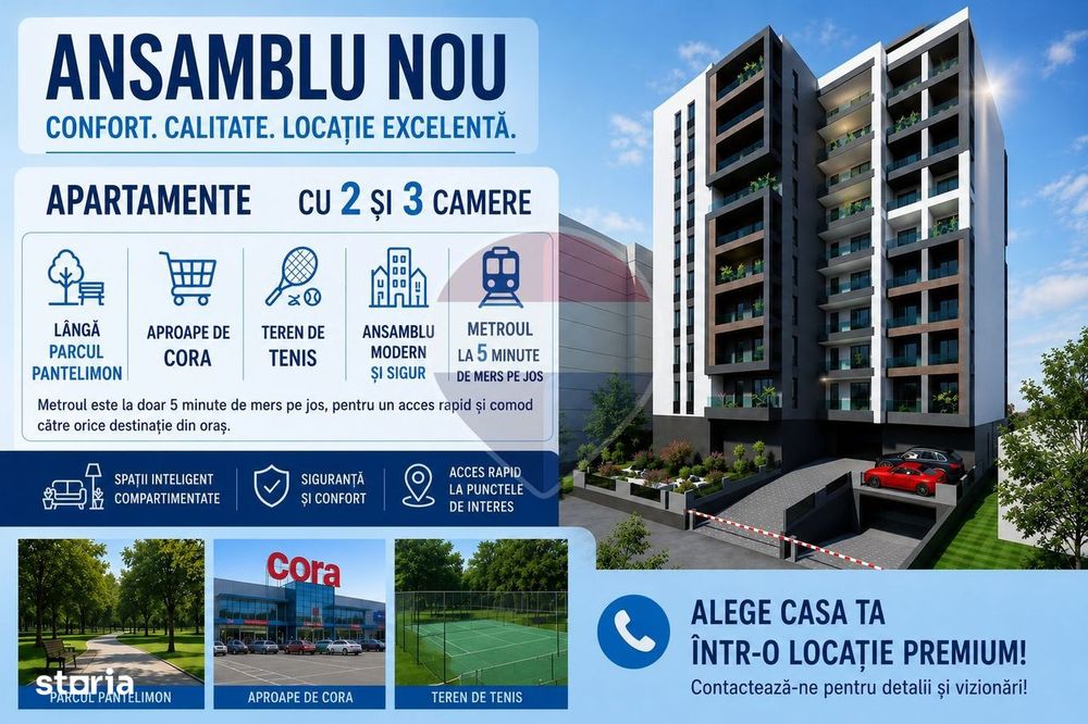 Vanzare apartament cu 2 camere -Pantelimon — fotografia 1