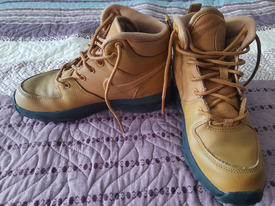 Ghete Nike din piele, Caramel 35