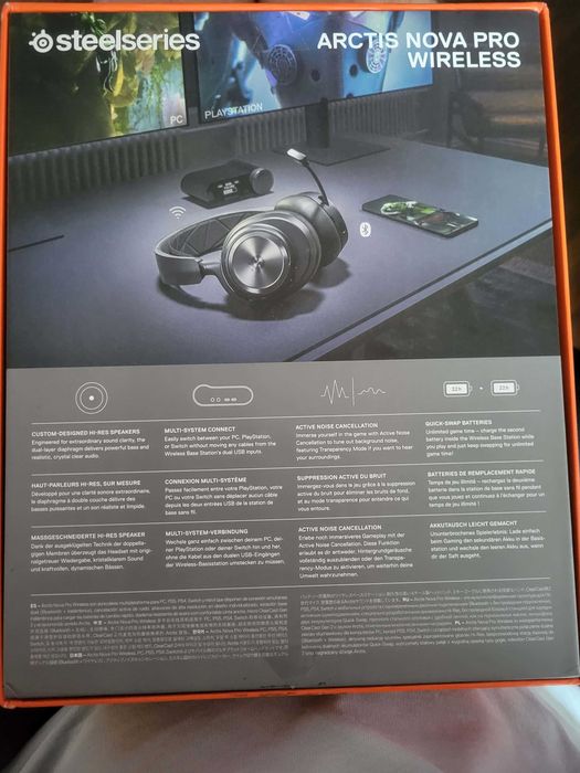 геймърски слушалки SteelSeries Arctis Nova Pro Wireless