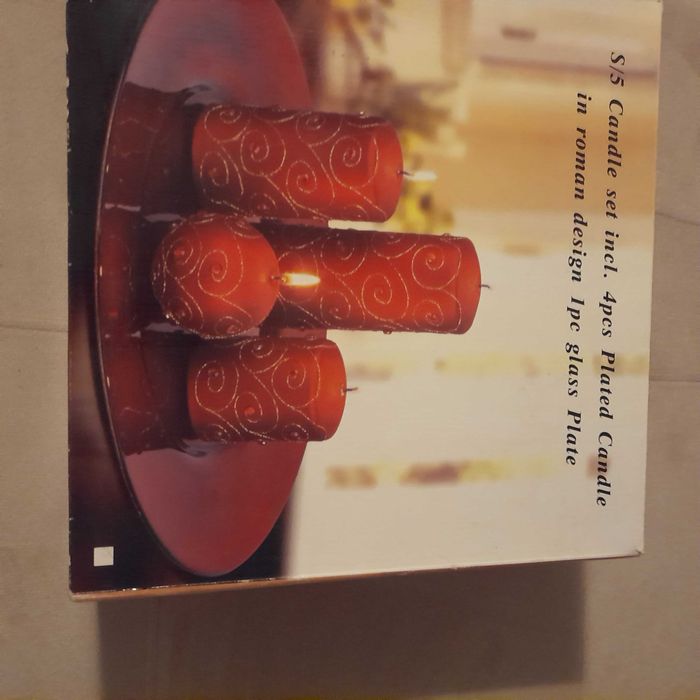 Комплект коледни свещи