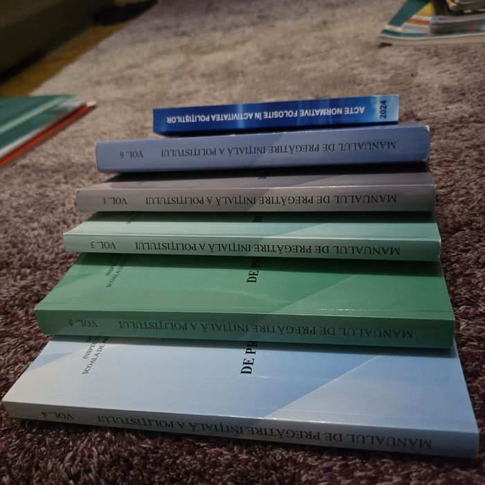 Manuale scoala de politie