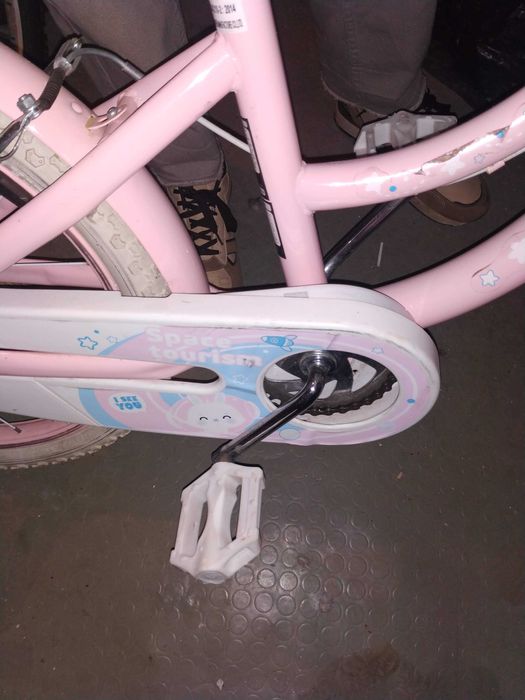 Розово детско колело,почти ново