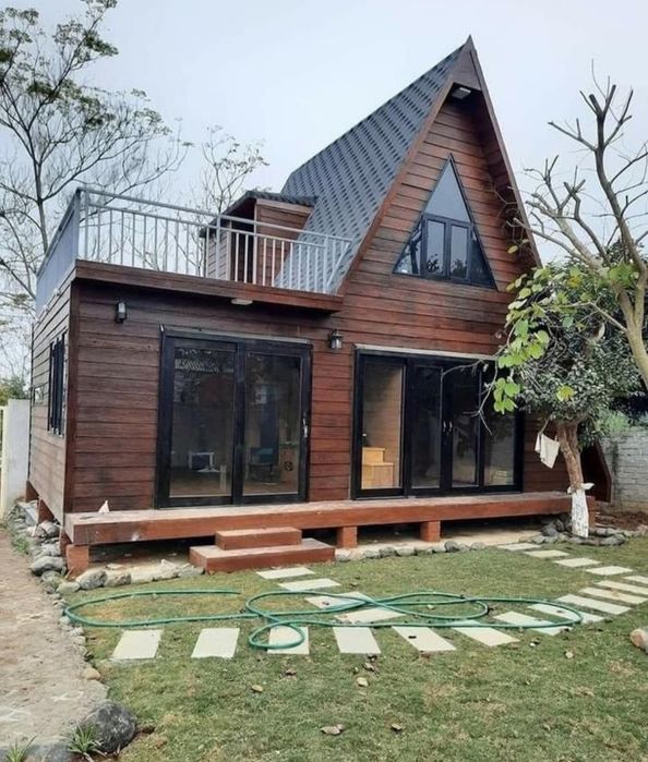 Cabane tip A frame la gata