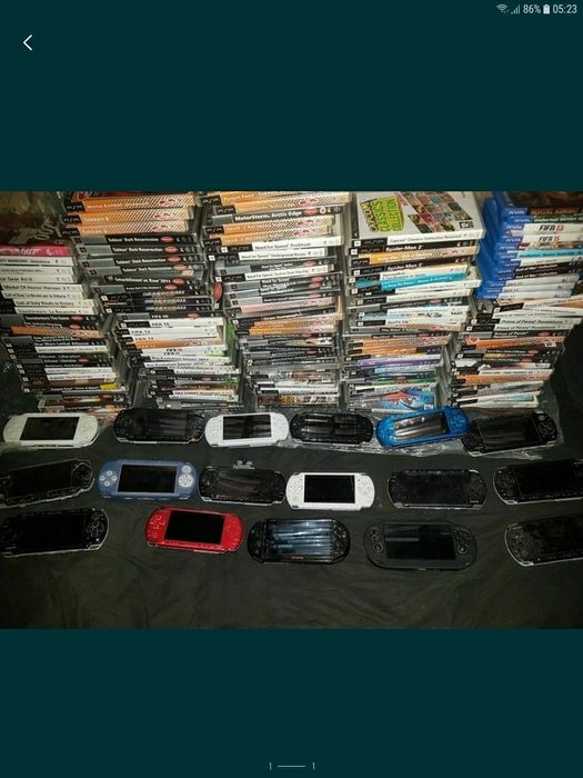 Jocuri colectie jocuri PSP VITA la 50 ron bucata sau toate la 3000 ron