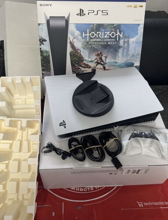 КАТО НОВ 1TB Sony Playstation 5 Fat Технополис Гаранция 2024г. White