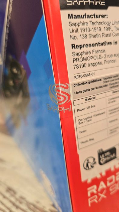 Видеокарта SAPPHIRE Pulse Radeon RX 9070 XT, 16GB, 256-bit (ЧИСТО НОВА)