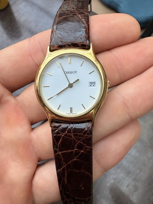 Tissot F355 Date otel placat cu aur