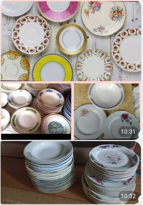 Пиялы, тарелки разные МЕНЯЮ на ЛЮБЫЕ ПРОДУКТЫ от 25 тг.