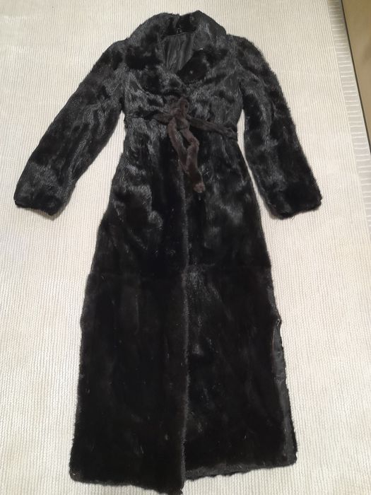 Шуба норковая длинная