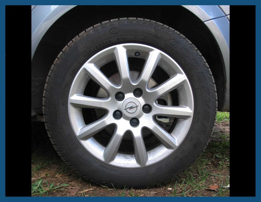 Set 4 capace gri 58mm jante aliaj Opel