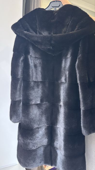 Норковая шуба Black Diamond премиум класса