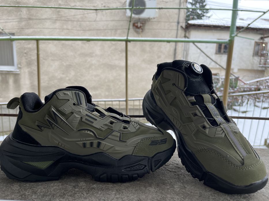 Мъжки маслено зелени маратонки