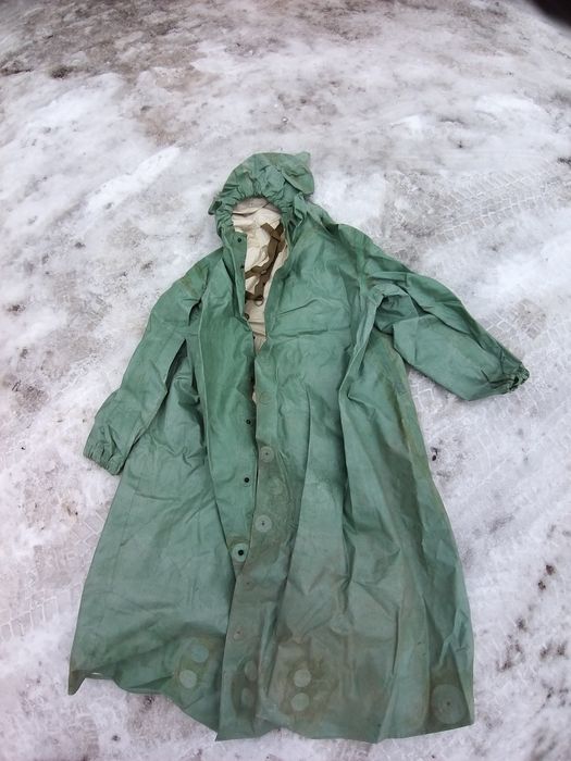 Плащ резиновый химзащита