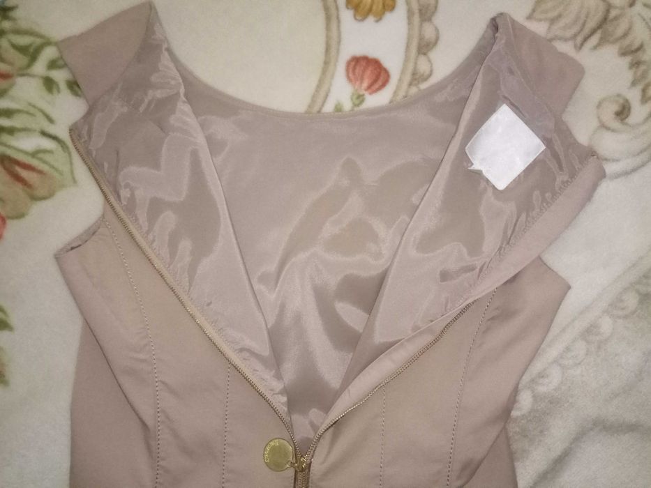 Rochie InWear, bej, office / ocazii, mar.S/M(38).