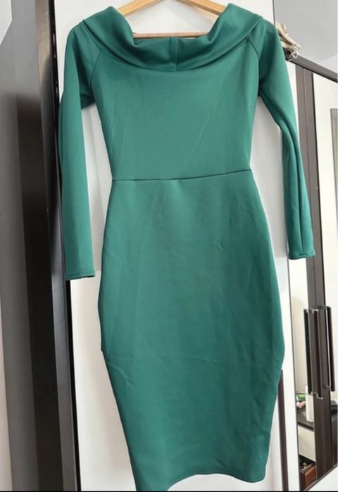 Rochie midi verde