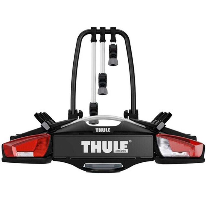 Suport 3 biciclete, Thule VeloCompact 926, cu prindere pe carlig + adaptor a 4-a bicicletă VeloCompact 9261