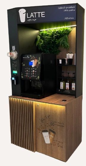 Vand sau schimb Coffee station / Aparat cafea self service marca Latte Romania
