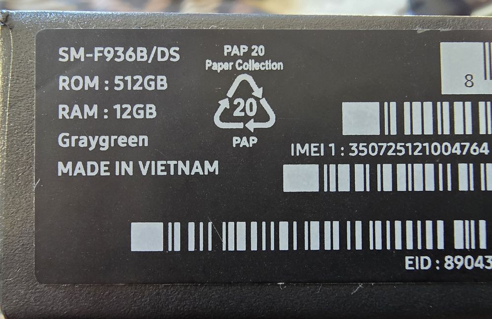 Samsung Z Fold 4  512 GB