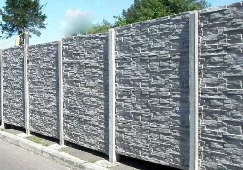 Еврозабор ограда коршау кирпич шлакоблок