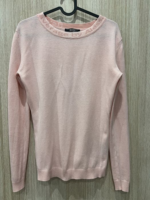 Алеса Alessa Пуловер от фино плетиво Sweet pink