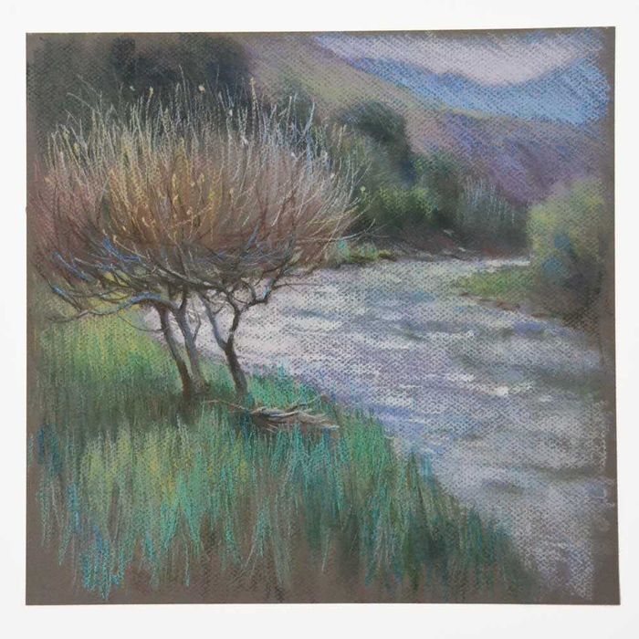 Картина пастелью.