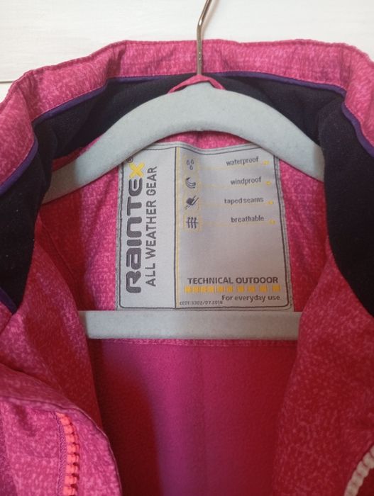 Geaca fete waterproof Raintex; Marimea 122