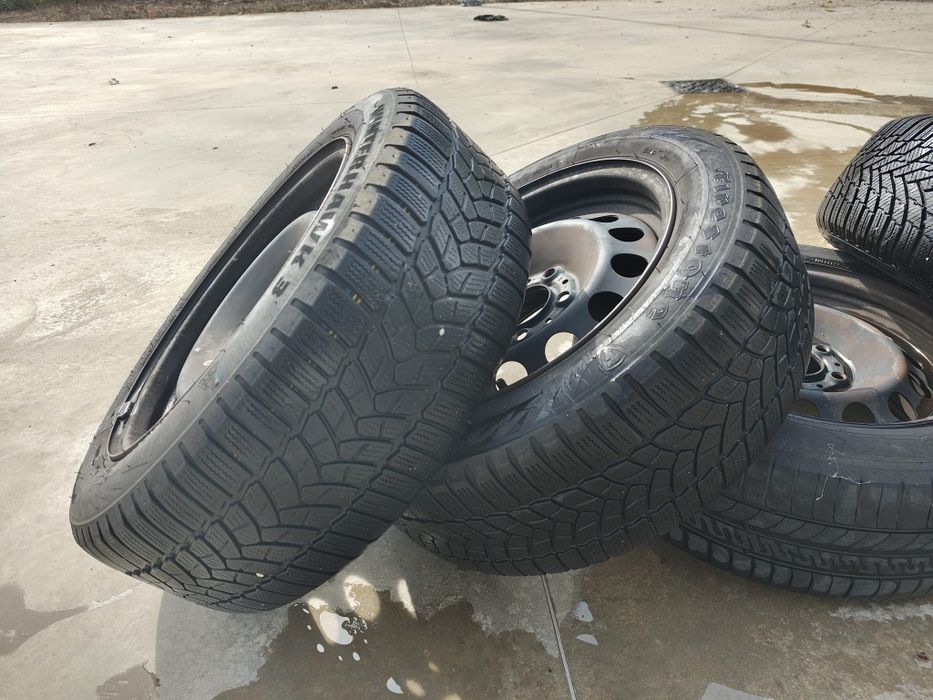 Roti complete 205/55 R16 inch cu anvelope de iarna 5x120  BMW