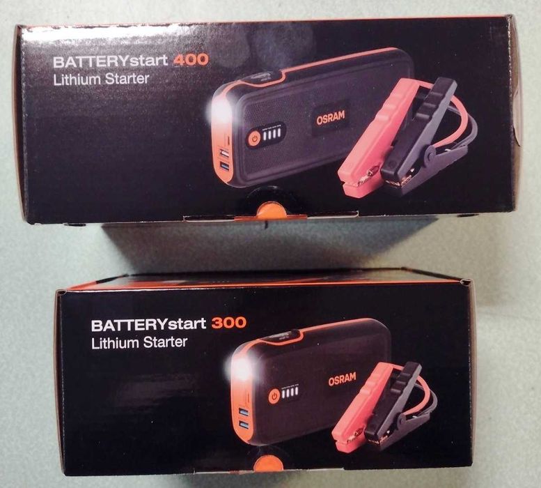 Външни батерии-бустери OSRAM BATTERYstart 300/ OSRAM BATTERYstart 400