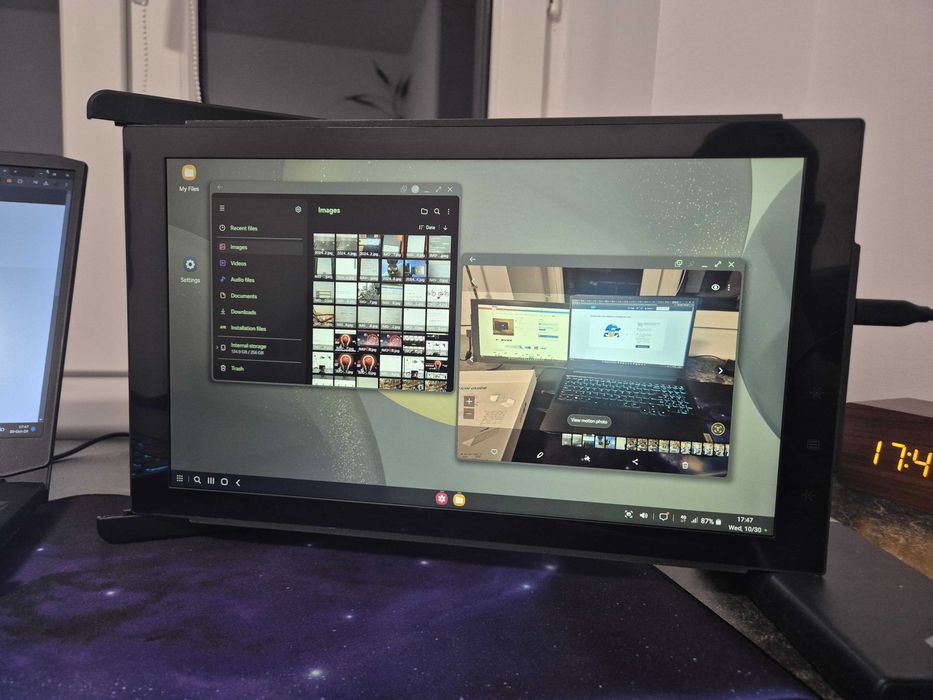 Monitor LED portabil Trio Max 14.1 inch laptop sau telefon, Full HD