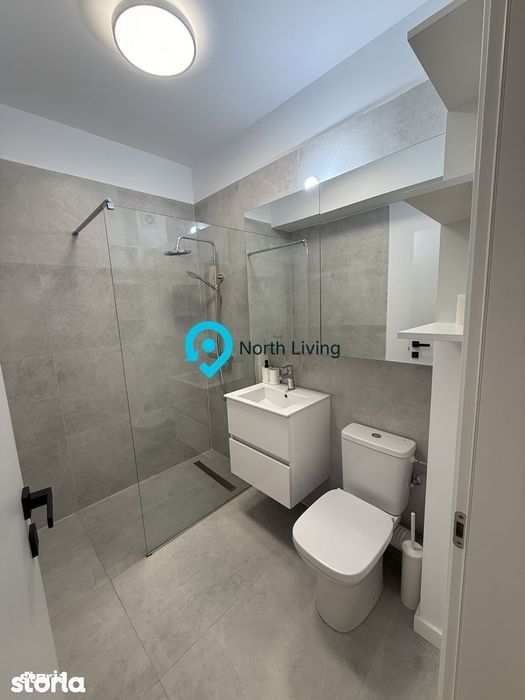Apartament nou 40 mp, parter, terasa Tunari