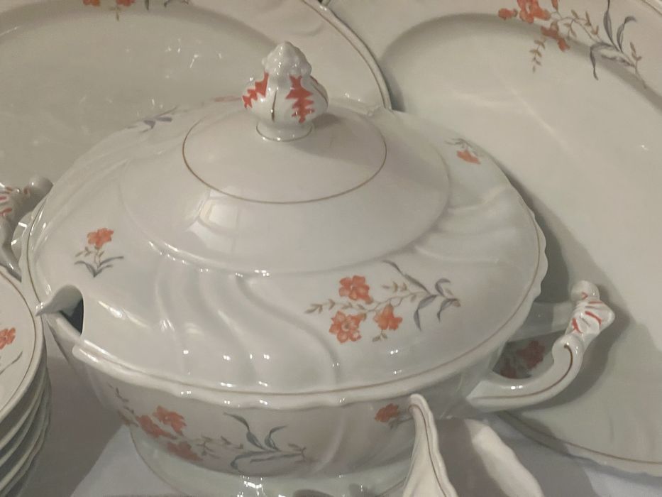 Сервиз за хранене за 6 души порцелан Altwasser 1939 г