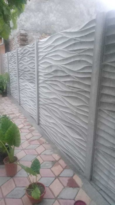 Gard de beton  prefabricat
