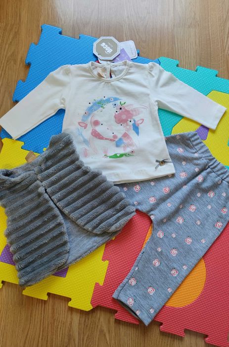 Нов бебешки комплект с елече, 68 номер