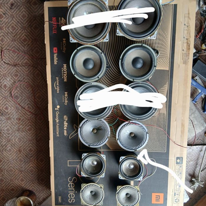 Динамики советские .в автомашину.размер разный