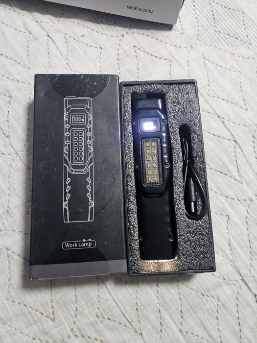 Многофункционален фенер, 1000mAh, 5-степенно регулиране, ярка светлина