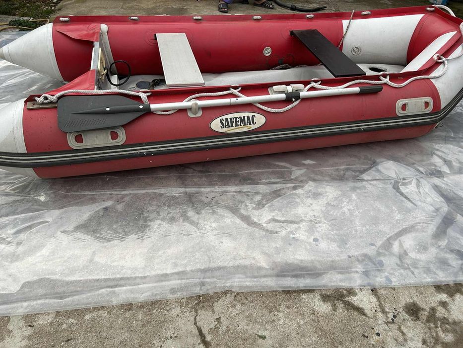 Barcă gonflabilă 3.30m Safemac UB330 – Air Deck, impecabilă