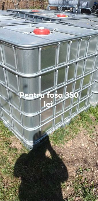 Vand Bazine 1000 litri pentru apa potabila cu palet metal sau plastic