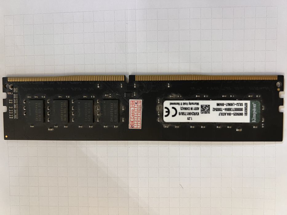 Ozu DDR4.   8 GB 3200mhz Kingston