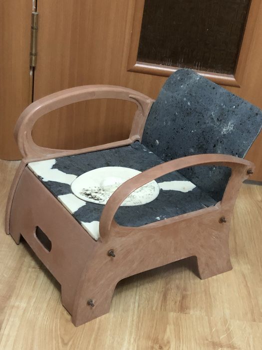 Горшок - стул  для девочки.