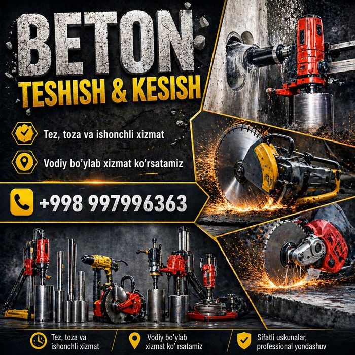 Beton teshish xizmati