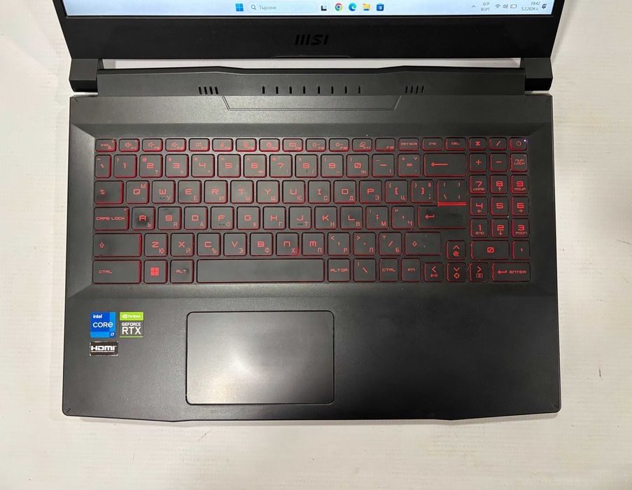 Геймърски лаптоп i7 12700H, RTX 3050 Ti 4GB, 16GB ram