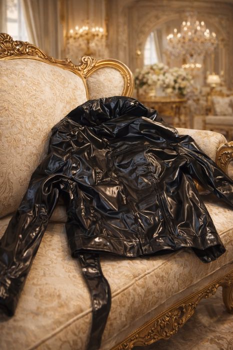 Кожаная лакированная куртка Яндекс отправка БТС BTS есть