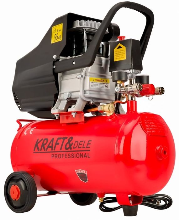 Compresor de aer cu ulei XD400, rezervor 24L, 8 bar, 133 l/min, motor 2,8 kW pentru garaj și atelier