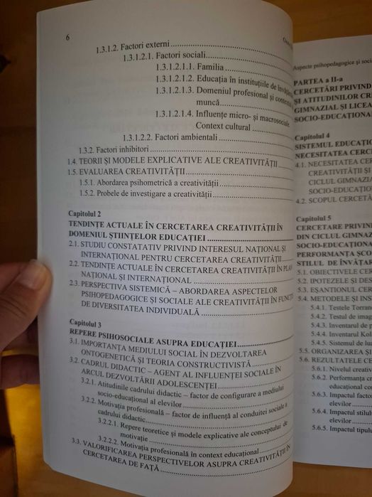 Aspecte psihopedagogice și sociale ale creativității în funcție de diversitatea individuală, de Oana Dău-Gașpar