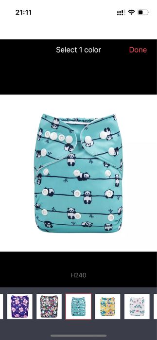 Scutece reutilizabile 6-36luni