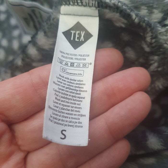 Halat TEX mar S gri+ negru