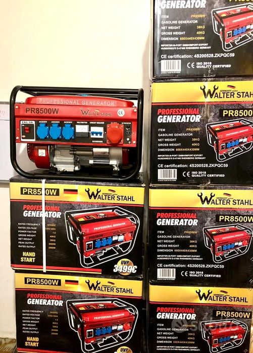 Walter Stahl- Нови Немски Генератори Бензин 12 м. гаранция