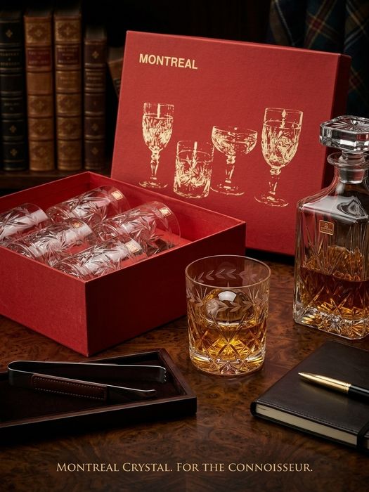 Набор для виски, сока или воды 100% хрусталь
прозрачный резной хрустал