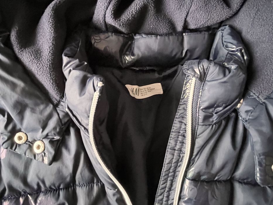 Geaca  iarna 122 /128 H&M unicorn